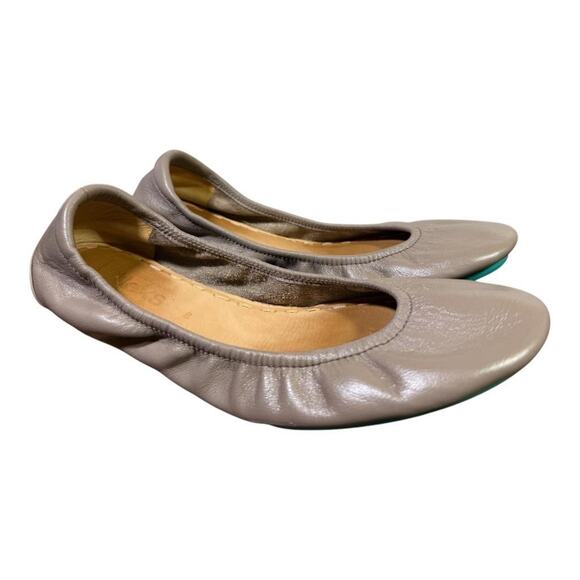 Tieks by Gavrieli Taupe Leather Ballet Flat Women size 8 - Picture 1 of 7